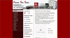 Desktop Screenshot of fischertesttinten.de